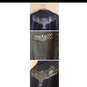 H&M Embellished Military Jacket